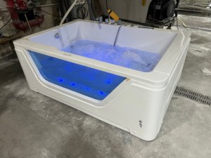 Baignoire de massage à prix avantageux, nouvelle vente chaude, baignoire à remous intérieure autoportante, baignoire en acrylique avec jets d'air, jacuzzi - Product Image 6