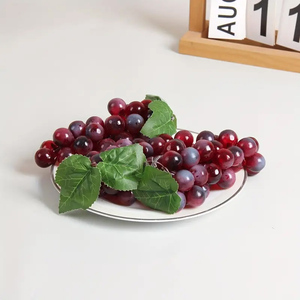 Faveur <span class=keywords><strong>de</strong></span> mariage Vintage fruits artificiels givré caoutchouc <span class=keywords><strong>raisins</strong></span> <span class=keywords><strong>grappes</strong></span> <span class=keywords><strong>grappes</strong></span> pour fruits vin décor Halloween Occasion - Product Image 2