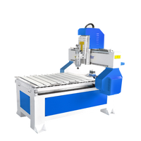 3 axes 4 axes 6090 petite toupie cnc pour aluminium bois 600x900