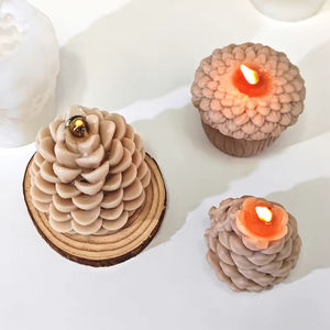 Molde de Silicona para Jabón de Yeso con Forma de Piña de Pino Navideña, Moldes 3D para Velas Aromáticas de Pino Hechas a Mano, para Manualidades Decorativas - Product Image 4