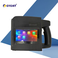 Impresora de Inyección de Tinta Portátil S88-4L TIJ de Formato Ancho de 50 mm, Impresora de Inyección de Tinta Multicolor para Bolsas de Papel y Cartón