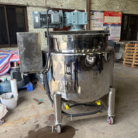 Mélangeur agitateur LINHONG 300L avec moteur AC pour liquides chimiques, shampoings, détergents, boissons, réservoir de mélange (SUS304 Automatique)