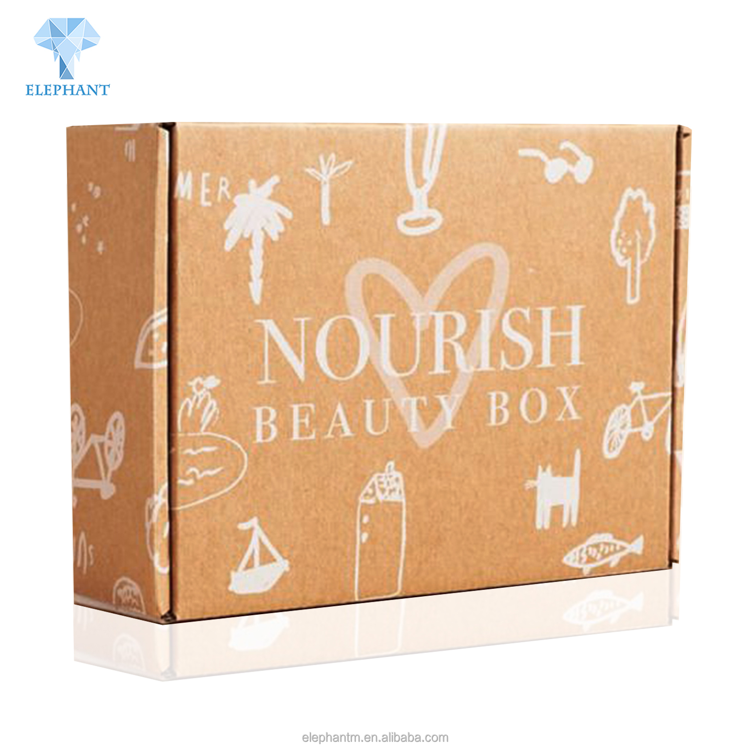 Cosmetics Packaging Wholesale Kraft Paper Boxes Eco Friendly Paper Box Packaging