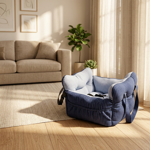 Siège de voiture <span class=keywords><strong>pour</strong></span> <span class=keywords><strong>chien</strong></span> en gros, lavable, antidérapant, portable, <span class=keywords><strong>pour</strong></span> siège arrière avec laisse de sécurité, sac à main moderne <span class=keywords><strong>pour</strong></span> <span class=keywords><strong>chien</strong></span> et chat - Product Image 3
