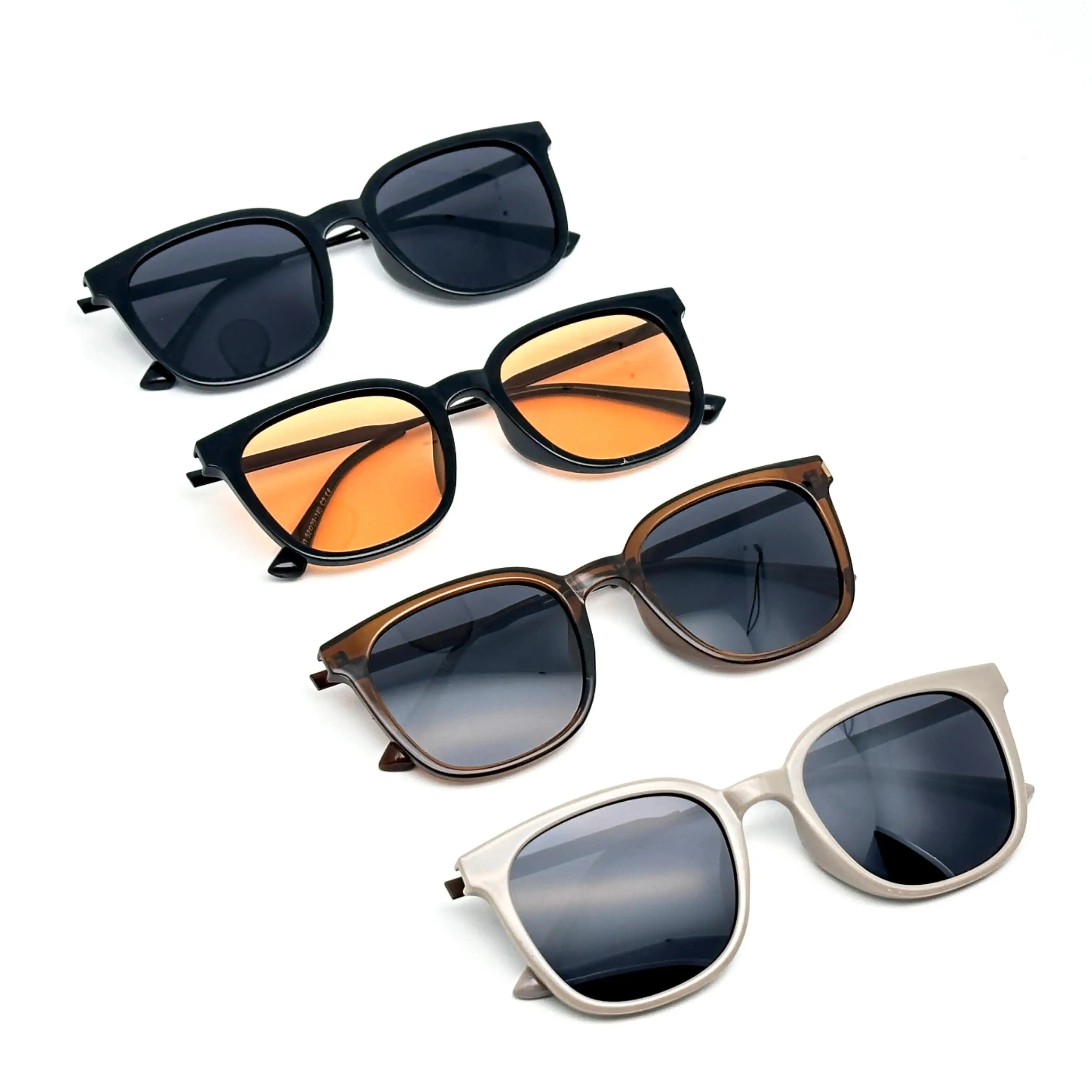 Promozionali all'ingrosso di lusso Custom tonalità Premium donne Designer di marca nera occhiali da sole da uomo quadrati occhiali da sole
