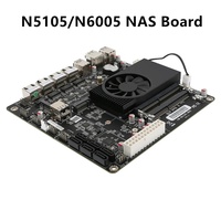 Carte mère N2 Mini PC NAS, processeur intégré Intel Pentium N6005, double canal So-Dimm DDR4, faible consommation, carte mère ITX