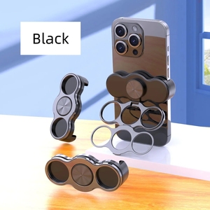 Support de téléphone 3-en-1 à double anneau, poignée universelle pour téléphone à 3 doigts, support métallique rotatif à 360°, support magnétique pour voiture, <span class=keywords><strong>clip</strong></span> antidérapant pour téléphone - Product Image 2