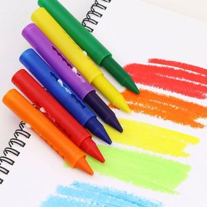 Juego de Crayones de Baño al por Mayor, 6 Colores, Fáciles de Limpiar, No Tóxicos, Lavables, Juguetes de Baño para Niños, para Dibujar - Product Image 3