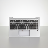 غطاء علوي بديل للكمبيوتر المحمول HK-HHT مع لوحة مفاتيح مضاءة خلفيًا ولوحة لمس لجهاز HP ProBook 440 G8 M23769-001 فضي اللون