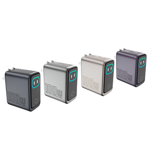 Chargeur mural portable 140w 100w 65w 45w en gros, charge rapide, câble rétractable USB type C, chargeur de téléphone portable GAN - Product Image 1