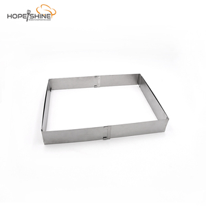 Molde Rectangular para Pastel de Acero Inoxidable, Resistente, Ajustable, para Tiramisú, Repostería y Horneado - Product Image 2