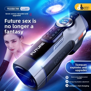 <span class=keywords><strong>Masturbador</strong></span> Eléctrico de Pistón con Calefacción y Efectos de Sonido 708 Generación 3 Future Cabin para Hombres, 6 Unidades por Paquete - Product Image 4