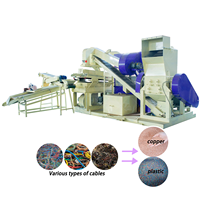 Machine de granulation de câbles usagés pour la séparation des câbles solaires, des câbles de batterie, des câbles électriques et des câbles en cuivre isolés