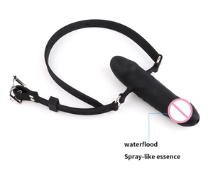 Einstellbare Bondage Gear Mund knebel <span class=keywords><strong>Dildo</strong></span> Adult Sexspielzeug mit Premium Sm Funktionen - Product Image 3