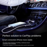 Kabel Pengisian Daya 66W Super Cepat CarPlay USB-A ke Type-C 1.5m dengan Selubung Anyaman untuk iPhone 15/16