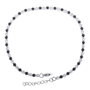 3mm Wide Bling Bling Rhinestone Cubic Zirconia Tennis <b>Bracelet</b> <b>for</b> <b>Women</b> Hand <b>Crystal</b> Chain Bangle Ankle Anklet Stainless Steel - Product Image 6