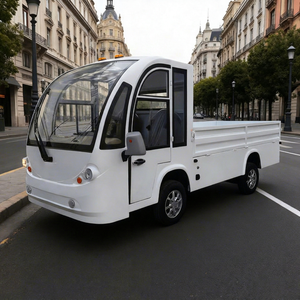 Camión Eléctrico de Cabina Cerrada ZOWN con Plataforma de Carga de Barandillas Altas, Carro de Reparto de Mercancías para Resorts, 8-23 Asientos, Color Personalizado, 2 Años de Garantía - Product Image 1