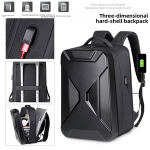 Sacs à dos pour ordinateur portable en ABS <span class=keywords><strong>rigide</strong></span> de haute qualité pour hommes, imperméables, décontractés et tendance, avec port de chargement USB, vente en gros - Product Image 1