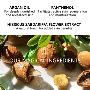 Limpiador de Espuma facial de aceite de argán, reparación hidratante con vitamina E, ácido hialurónico, <span class=keywords><strong>argana</strong></span> suave para pieles sensibles, PH equilibrado - Product Image 4