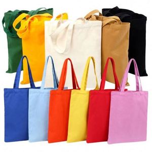 Customized Reusable Plain Blank Print Shopping Bag Cotton Canvas <b>Tote</b> Bag Fabric Bag With Logo - Product Image 4