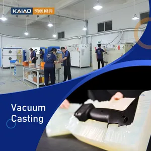 KAIAO Custom Manufacturing Rapid Prototype Glossy Black Auto Parts Spoiler Vacuum Casting Service Silicone Molding