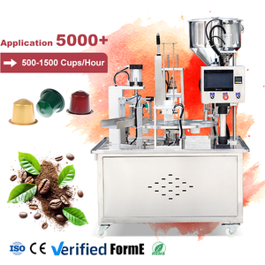 Équipement automatique de remplissage de capsules K-Cup avec chargement de gobelets par servo, scellage rotatif à chaud, production rapide et fiable pour dosettes de café - Product Image 5