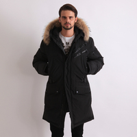 Veste d'hiver épaisse unie pour homme, décontractée, respirante, imperméable, grande taille, avec capuche, pour l'automne au Canada