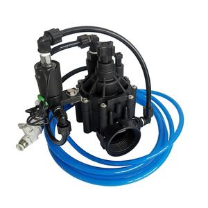 Válvula solenoide de riego Zanchen de 1.5 pulgadas con interruptor manual y canal de salida de 3 metros - Product Image 2