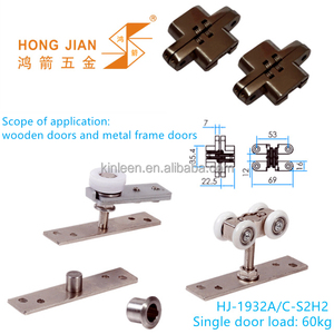 Thiết kế hiện đại nhựa trượt có thể gập lại hệ thống cửa Bi-Fold phần cứng cho khách sạn ứng dụng - Product Image 2