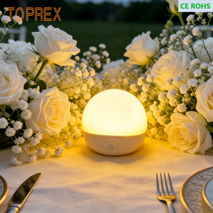 <span class=keywords><strong>Ampoule</strong></span> LED RGB rechargeable portable E26 à base magnétique, télécommande, intensité variable, certifiée CE pour événements, mariages, tables - Product Image 2
