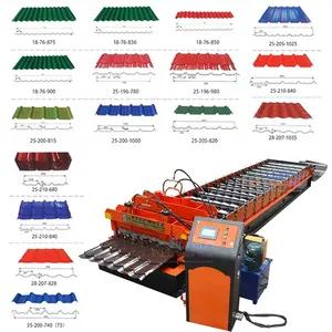 Liming hochwertige Bestseller-Dachblechmaschine Doppelschicht-Dachziegelherstellungsmaschine Dachziegelformungsmaschine