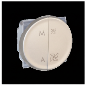 Pièces de ventilateur de commande CMV à 2 vitesses COMETE TITANIUM avec fonction marche/arrêt - Product Image 1