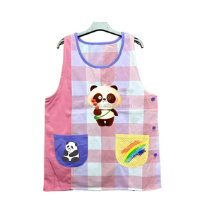 Logotipo personalizado sublimación de alta calidad estilo japonés lienzo algodón chef cocina delantal Japón delantal con botón lateral <span class=keywords><strong>para</strong></span> el maestro - Product Image 6