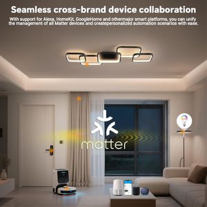 KAUFHOF Lámpara de Techo LED Lámpara de Sala de Estar con Matter, 56W 6720lm, 3000-6500K, Compatible con HomeKit, Alexa, Google - Product Image 2