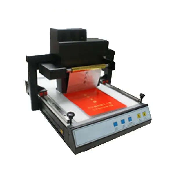 Hoge Nauwkeurigheid Digitale Goud Foliedruk Machine Hot Stamping Machine Voor Boek