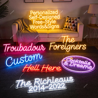 Enseigne néon LED personnalisable pour entreprises, taxis, hôpitaux et parcs - Décoration murale personnalisée avec impression UV