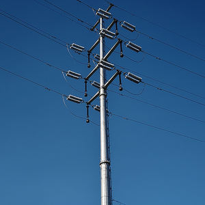 Polygonale achteckige 30FT 35FT 40FT High <span class=keywords><strong>Tower</strong></span> elektrische Strom übertragungs stange und Türme - Product Image 5