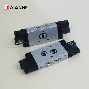 Vanne solénoïde Qianhe 1/4 po pour cylindre pneumatique de presse d'impression, vanne de commande électronique - Product Image 2