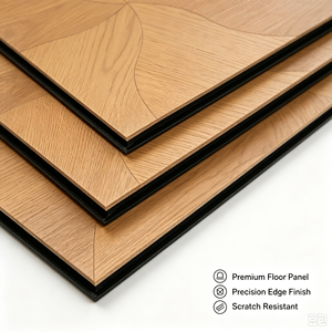 Suelo Laminado HDF Moderno con Diseño de Parqué, Resistente al Agua y al Desgaste, 12mm, Sistema de Click, en Oferta - Product Image 1