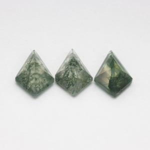 Piedra preciosa suelta musgo natural ágata piedra preciosa musgo <span class=keywords><strong>verde</strong></span> ágata cometa forma Moos ágata para la fabricación de joyas - Product Image 3