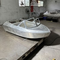 Bateau Go-Kart Biplace en Aluminium 2 Temps, Jet-Ski pour Surf Panoramique, Visites Touristiques, Commerce Extérieur, Divertissement Interactif, 50 km/h