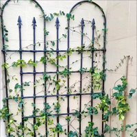 Panel de Cerca Metálica de Acero de Alta Calidad para Jardín, Cerca Ornamental Tubular de Acero