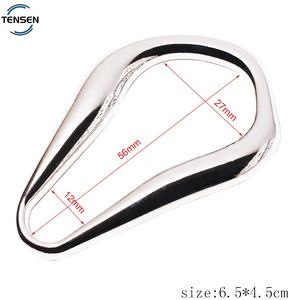 Unregelmäßige Form Bikini Metall Ring Slider Versilberte Bade bekleidung Metall Rohlinge Logo Schnalle Verstellbare Unterwäsche Zubehör für BH - Product Image 2