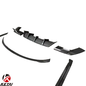 Paraurti auto carbonio Look <span class=keywords><strong>Sport</strong></span> nero Samurai anteriore labbro posteriore diffusore tutto corpo Aero Kit per <span class=keywords><strong>BMW</strong></span> X6 F16 - Product Image 3