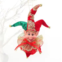Vente en gros de jolies décorations de Noël en forme d'elfes pour les fêtes de Noël, décorations de bureau et d'intérieur