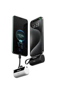 <span class=keywords><strong>Power</strong></span> Bank Portatile 3 in 1 Tipo C USB con Connettore a L per Telefoni, Batteria di Riserva Mini 5000mAh con Ricarica Rapida PD - Product Image 4