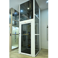 Ascenseur hydraulique électrique compact et pratique pour une personne, adapté aux villas et résidences à 1, 2, 3, 4 ou 5 étages.