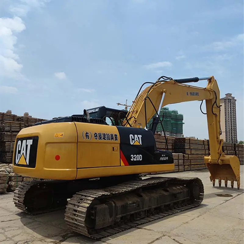 中古油圧ショベルCAT 320d CAT323D壊れた機械