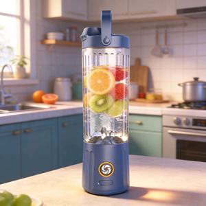 Blender portable pour smoothies de 550 ml, rechargeable par USB, mixeur personnel pour jus de fruits - Product Image 1