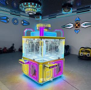 SHUNHONG Model 454 Four Person <b>Large</b> Claw Machine Gift Game Machine Coin Operated 110/220V Power Children's <b>Plush</b> Toy Ages - Product Image 5